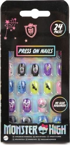 Monster High - Press On Nails - Assorteret - Mattel