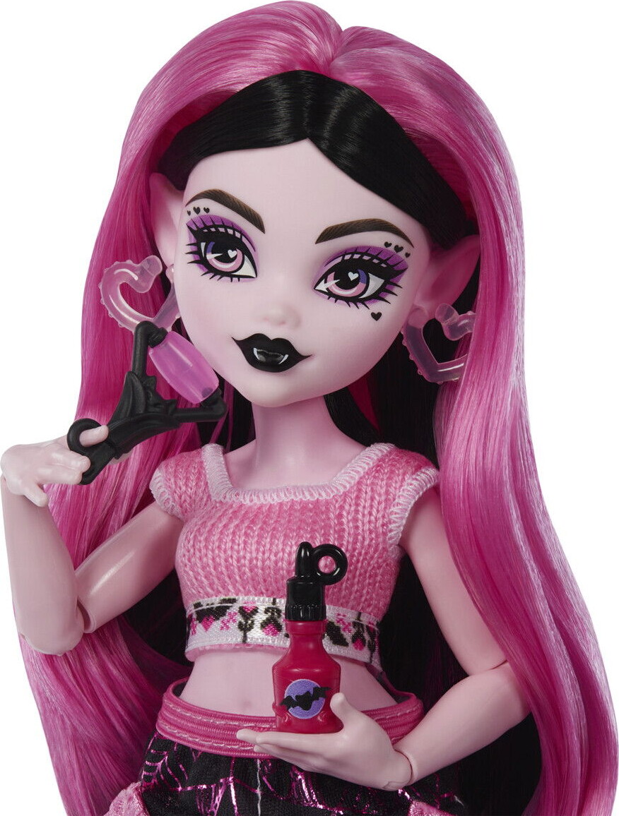 Monster High - Self-Scare Secrets Draculaura Dukke - Mattel Jhk43