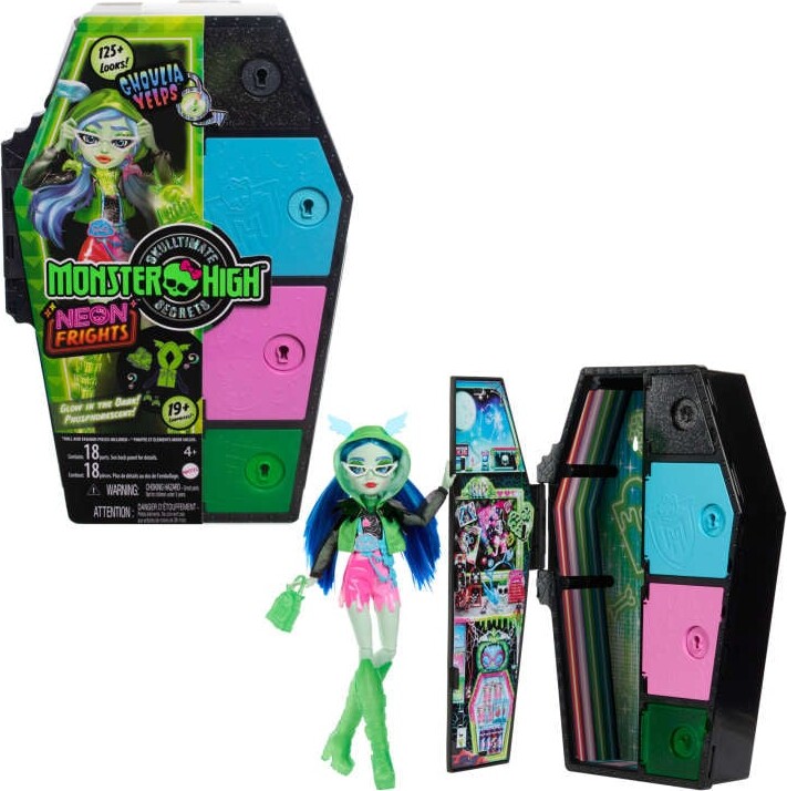 Monster High Dukke - Skulltimate Secrets - Ghoulia - Series 3