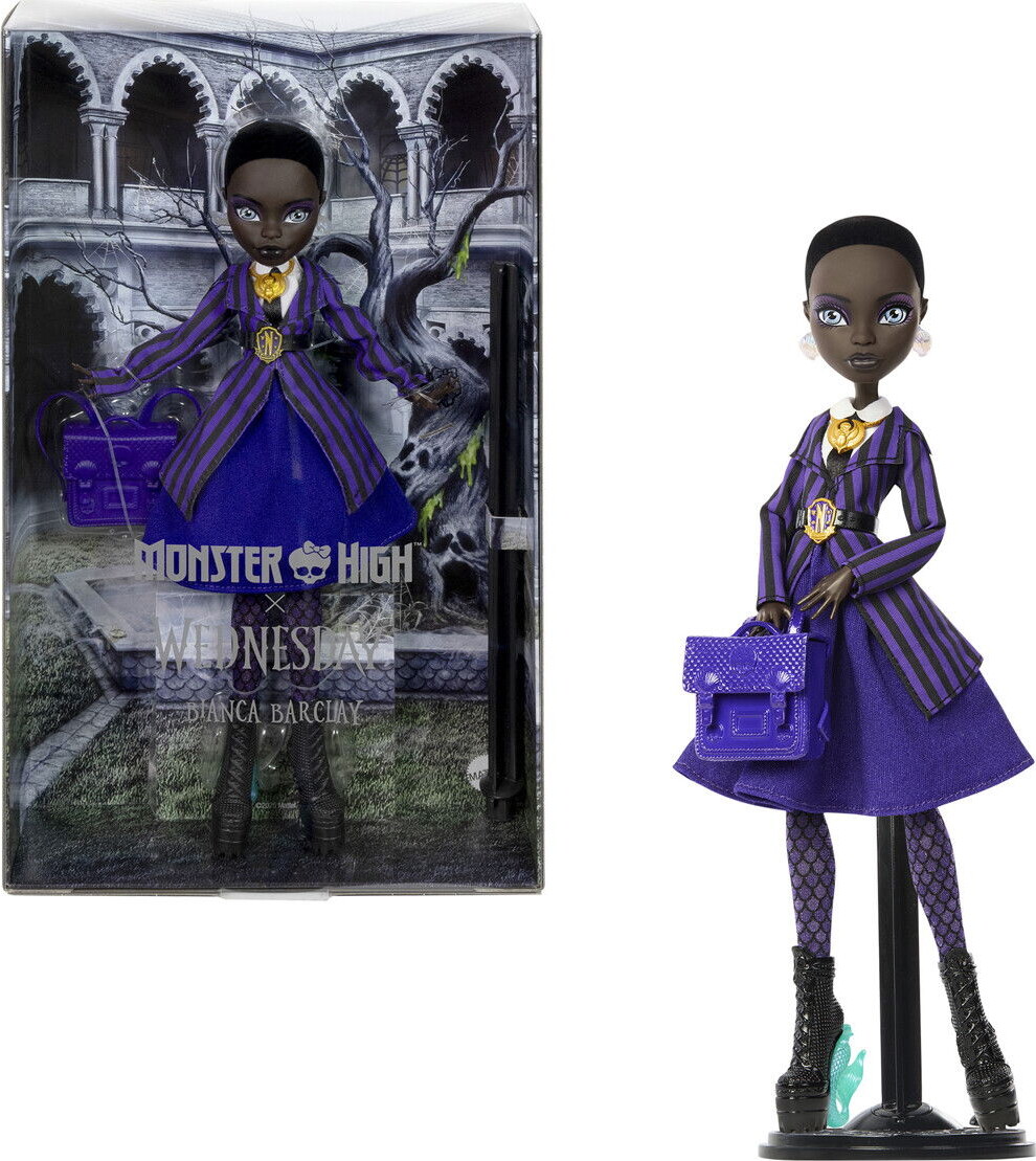 Monster High X Wednesday - Bianca Core Dukke - Mattel Jdr71