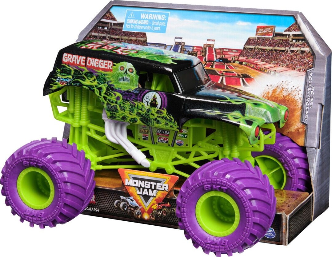 Monster Jam - Grave Digger Monster Truck - 1 24 - Spin Master