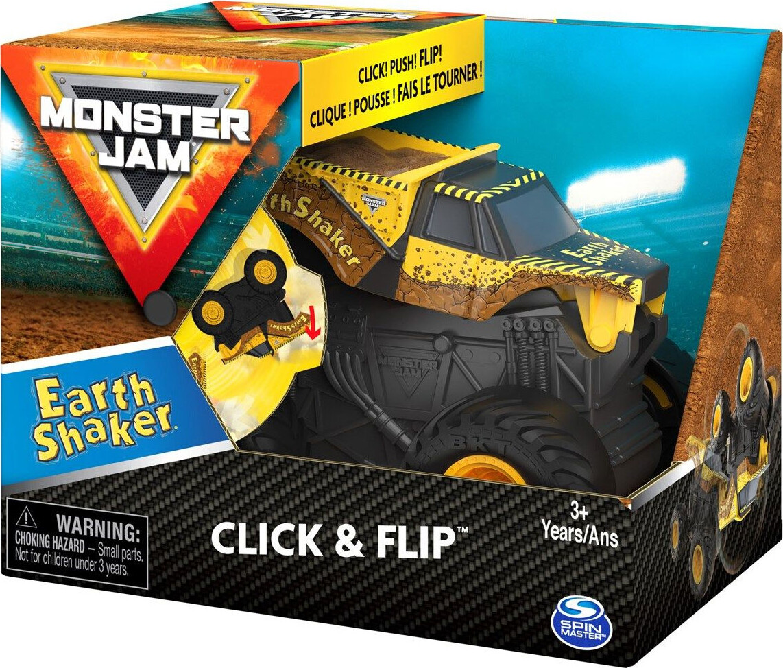 Monster Jam - 1 43 Feature Vehicle Click Flip - Assorterede