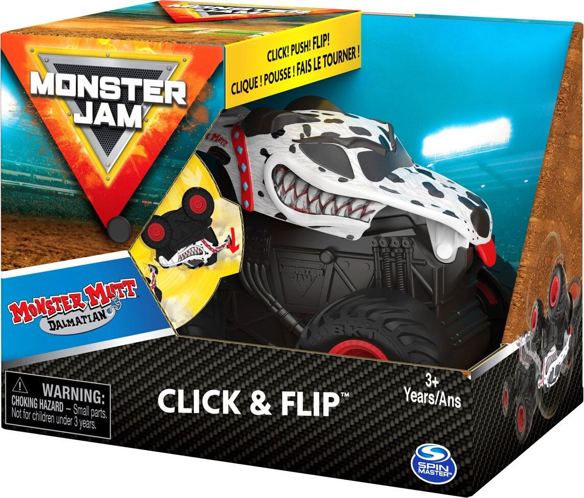 Monster Jam - 1 43 Feature Vehicle Click Flip - Assorterede