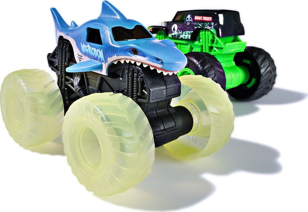 Monster Jam - Grave Digger Megalodon - 2-Pak - Spin Master