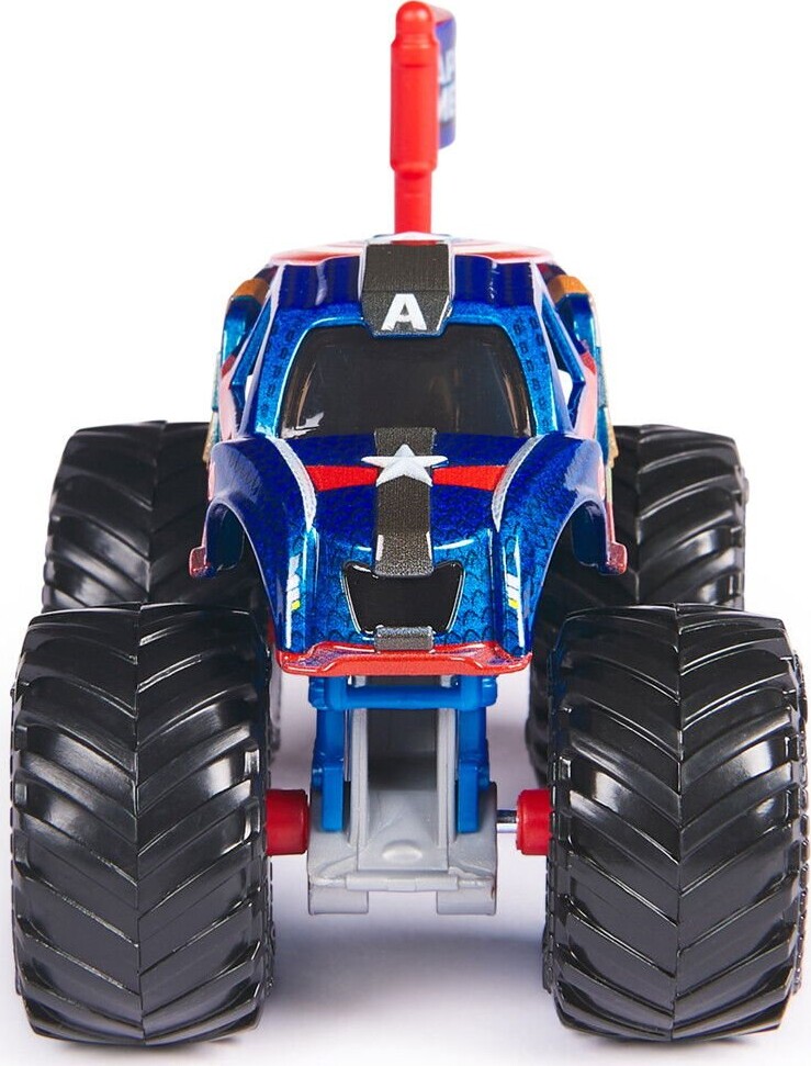 Monster Jam - Monster Truck Bil - 1 64 - Marvel Captain America