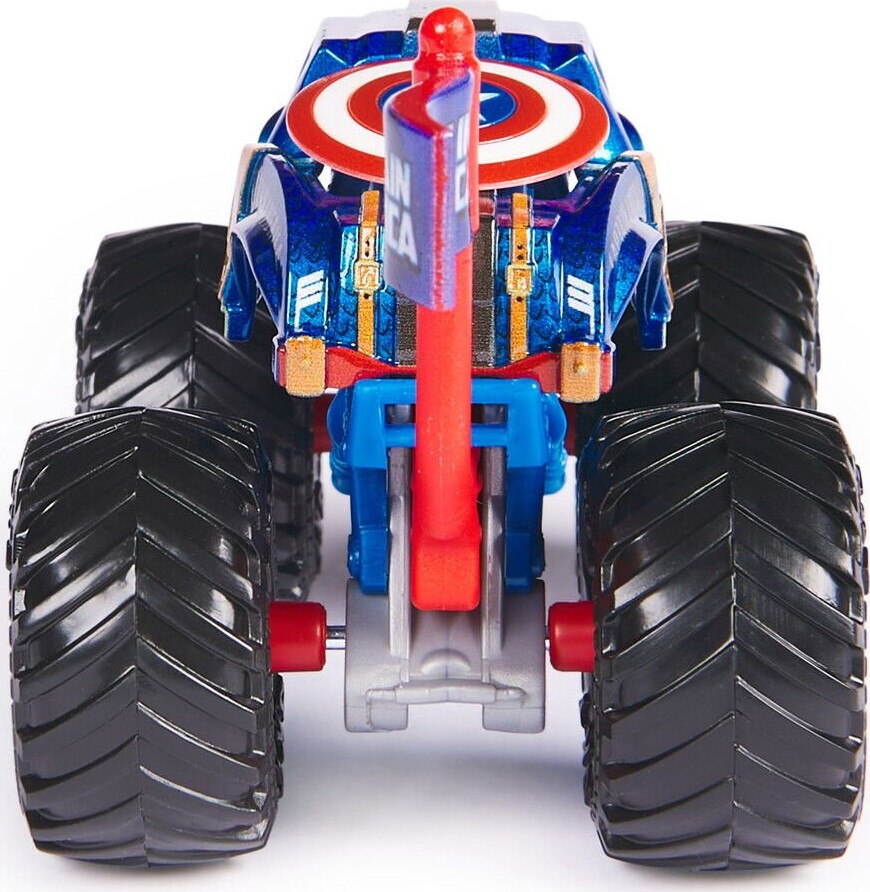 Monster Jam - Monster Truck Bil - 1 64 - Marvel Captain America