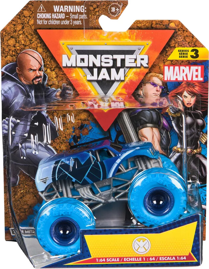 Monster Jam - Monster Truck Bil - 1 64 - Marvel - Shield