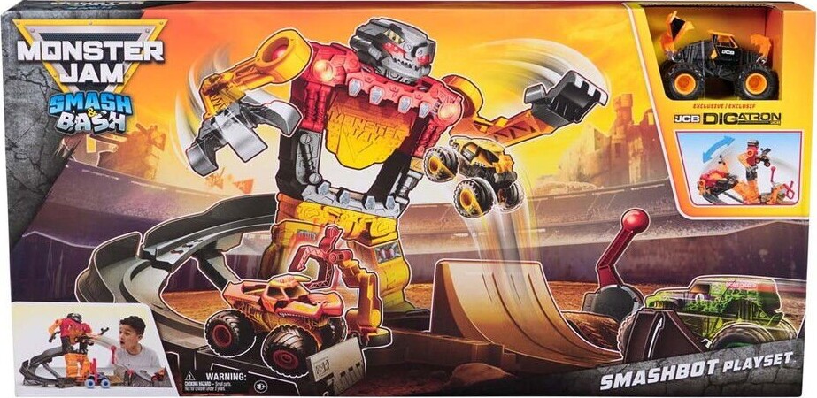 Monster Jam - 1 64 Smash Bash Smashbot Legesæt