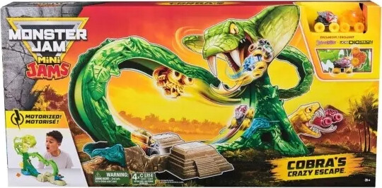 Monster Jam - Mini Jams Cobras Crazy Escape 6072595