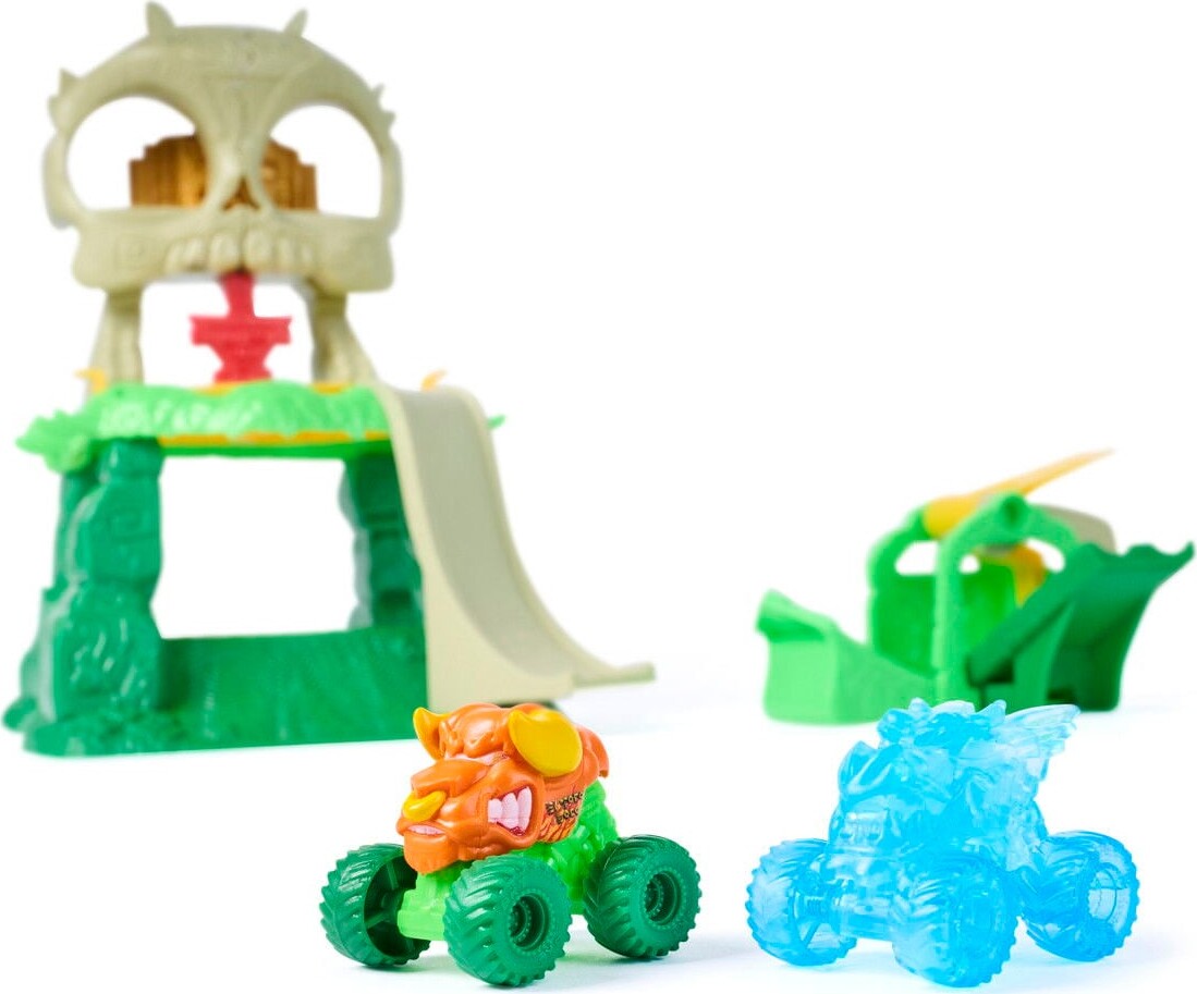 Monster Jam - Mini Jams Crash N Crumble Jungle Playset