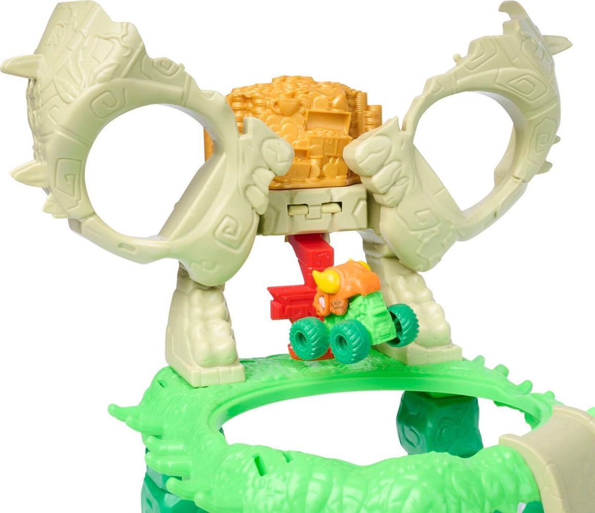 Monster Jam - Mini Jams Crash N Crumble Jungle Playset