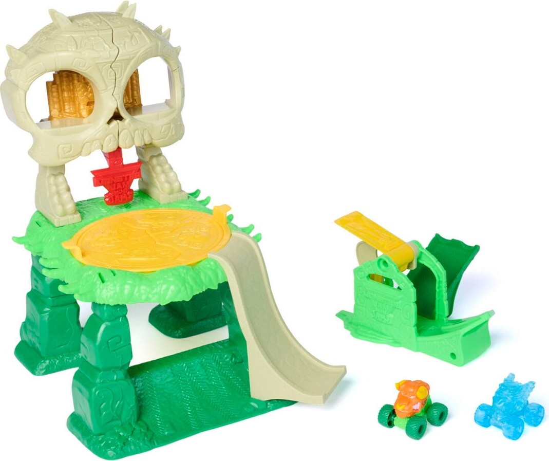 Monster Jam - Mini Jams Crash N Crumble Jungle Playset