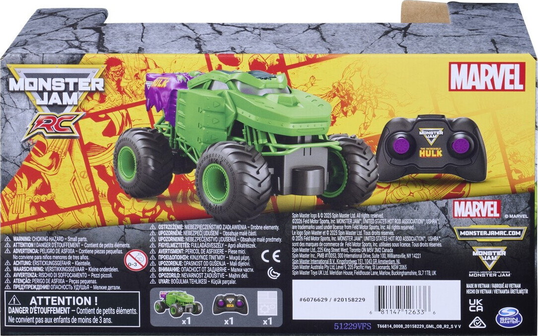 Monster Jam - Rc 1 24 Marvel Hulk