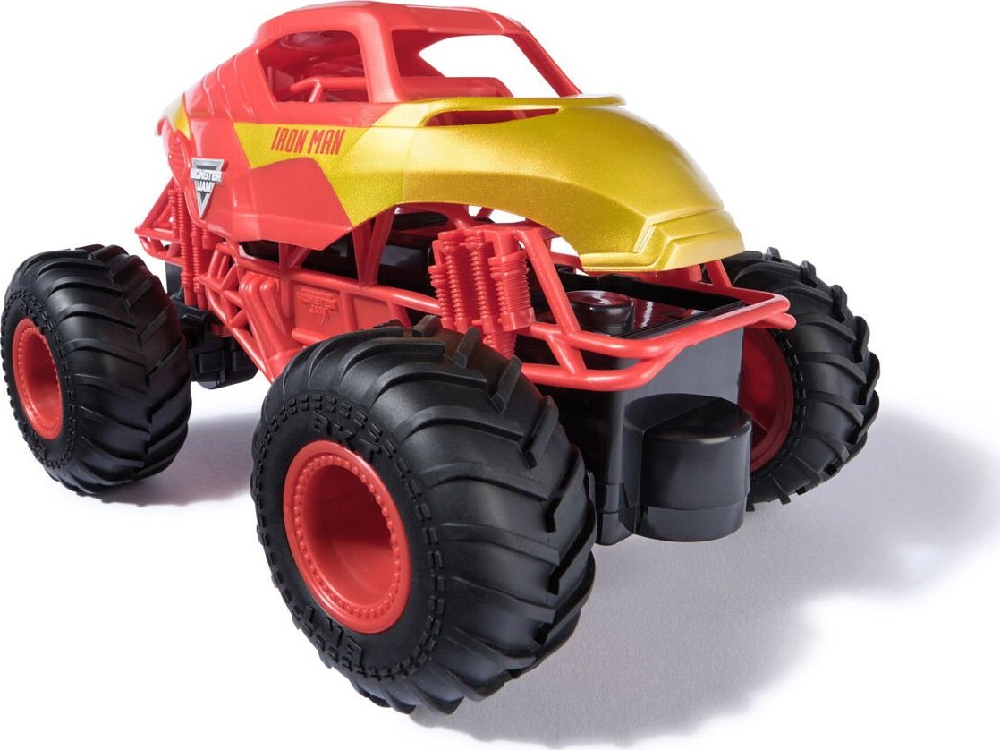 Monster Jam - Rc Monster Truck Bil - 1 24 - Marvel Iron Man