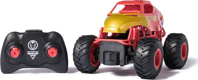 Monster Jam - Rc Monster Truck Bil - 1 24 - Marvel Iron Man