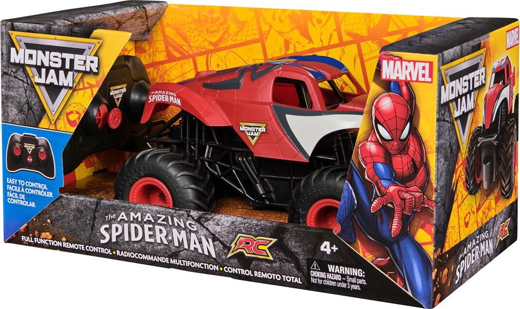 Monster Jam - The Amazing Spiderman Rc Truck - Spin Master