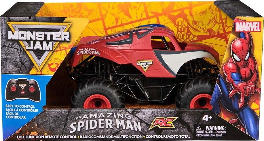 Monster Jam - The Amazing Spiderman Rc Truck - Spin Master