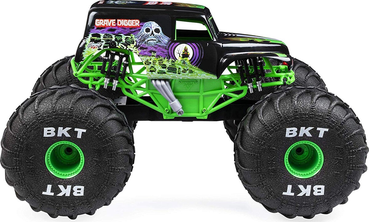 Monster Jam - Fjernstyret Monster Truck - Mega Grave Digger - 72 Cm