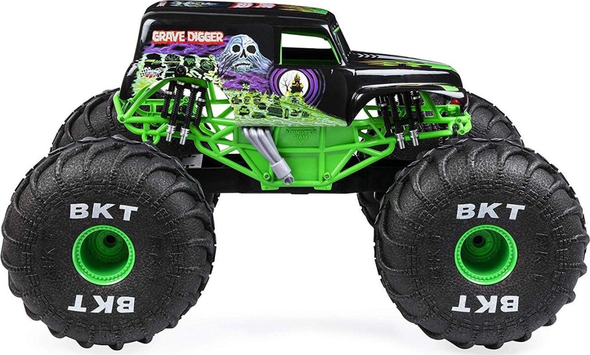 Monster Jam - Rc Mega Grave Digger - Fjernstyret Monster Truck