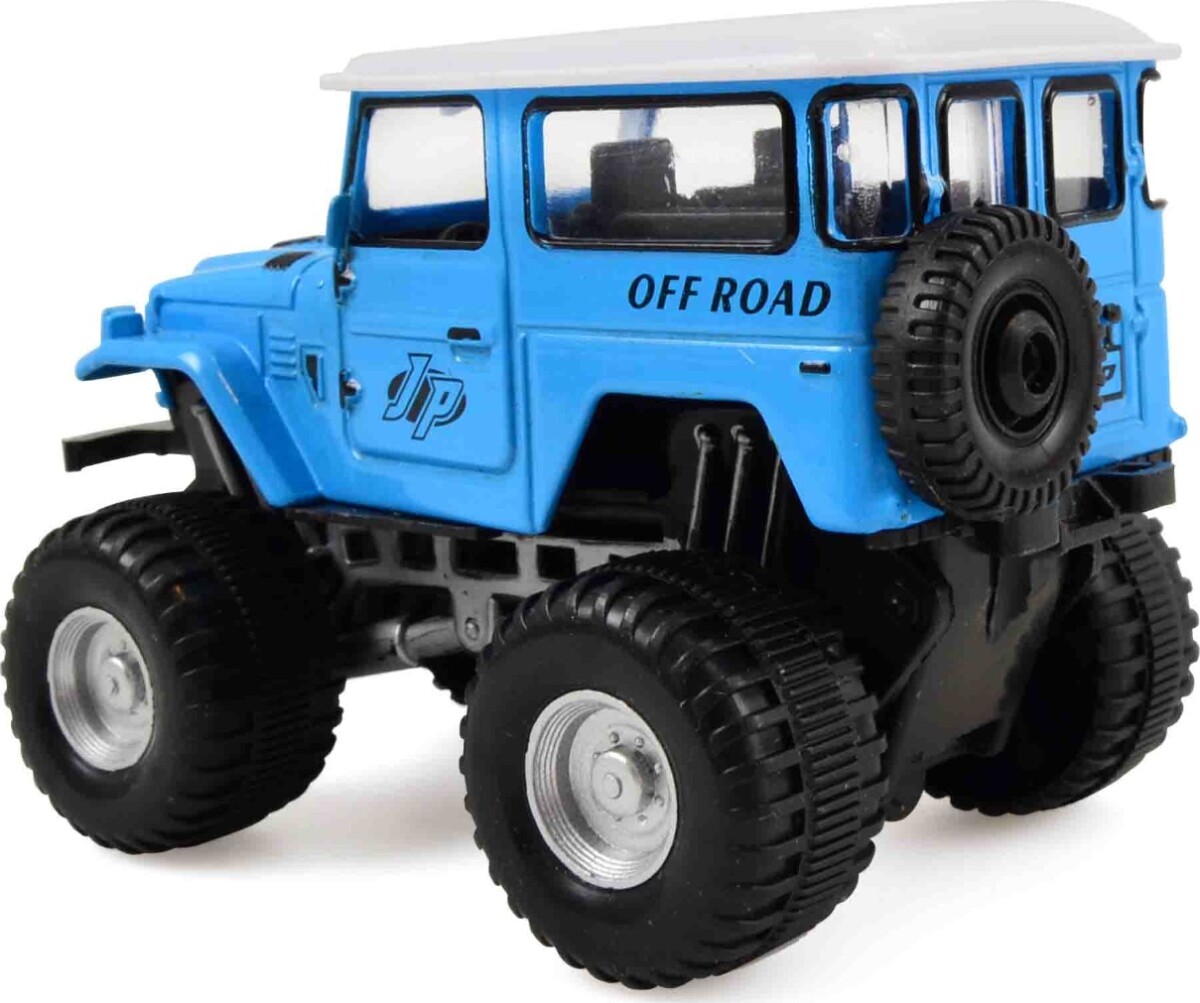 Monster Truck Jeep Med Pull - Back - Assorterede Farver