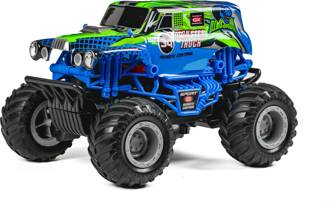 Monster Truck Rc 1 20 2 4Ghz Bluegreen - Tec-Toy