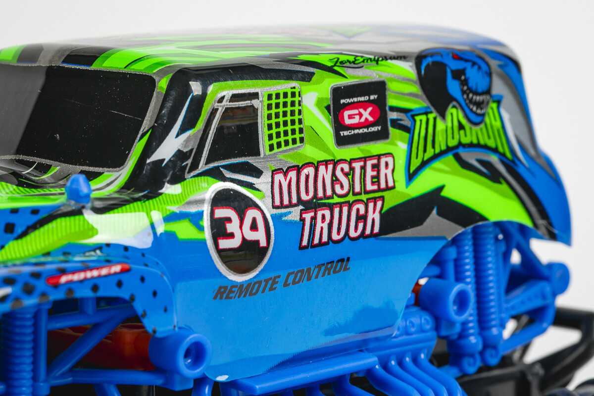 Monster Truck Rc 1 20 2 4Ghz Bluegreen - Tec-Toy