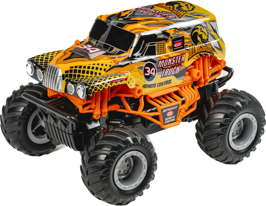 Monster Truck Rc 1 20 2 4Ghz Orange - Tec-Toy