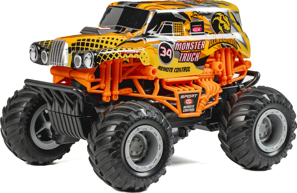 Monster Truck Rc 1 20 2 4Ghz Orange - Tec-Toy