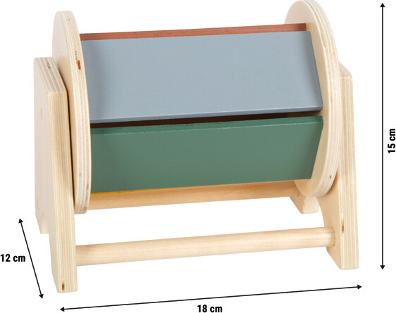 Roterende Tromme Til Børn - Montessori - Træ - Small Foot