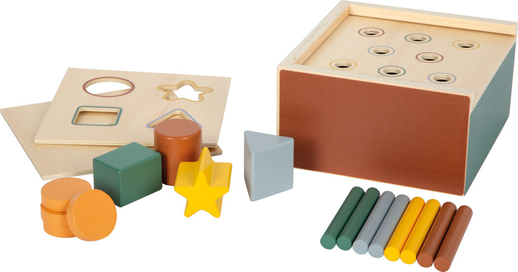 Puttekasse Legetøj Til Børn - Montessori - Træ - Small Foot