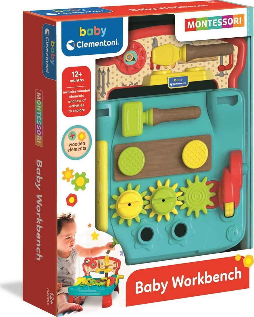 Værktøjsbænk Legetøj - Montessori - Baby Clementoni