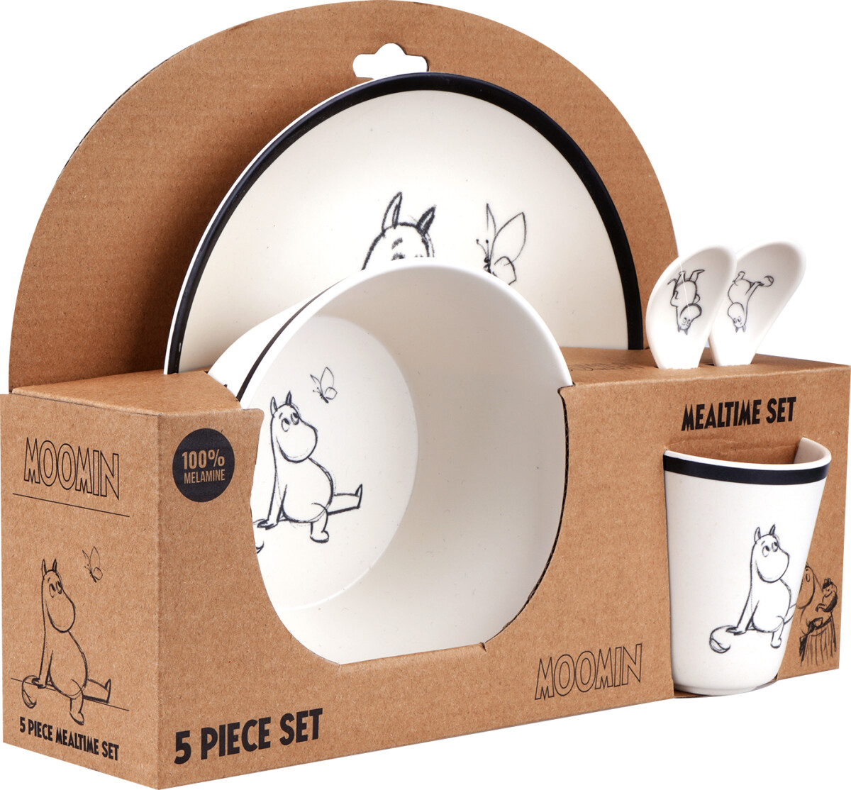Mumi - Spisesæt I Melamin
