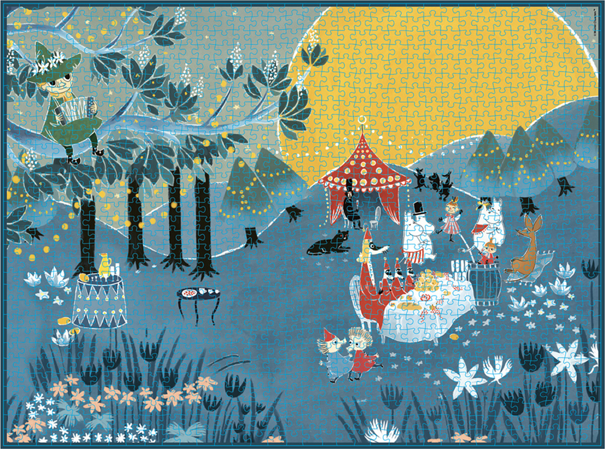 Mumi Puslespil - 1000 Brikker - Fest