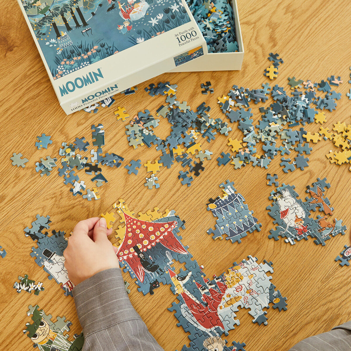 Mumi Puslespil - 1000 Brikker - Fest