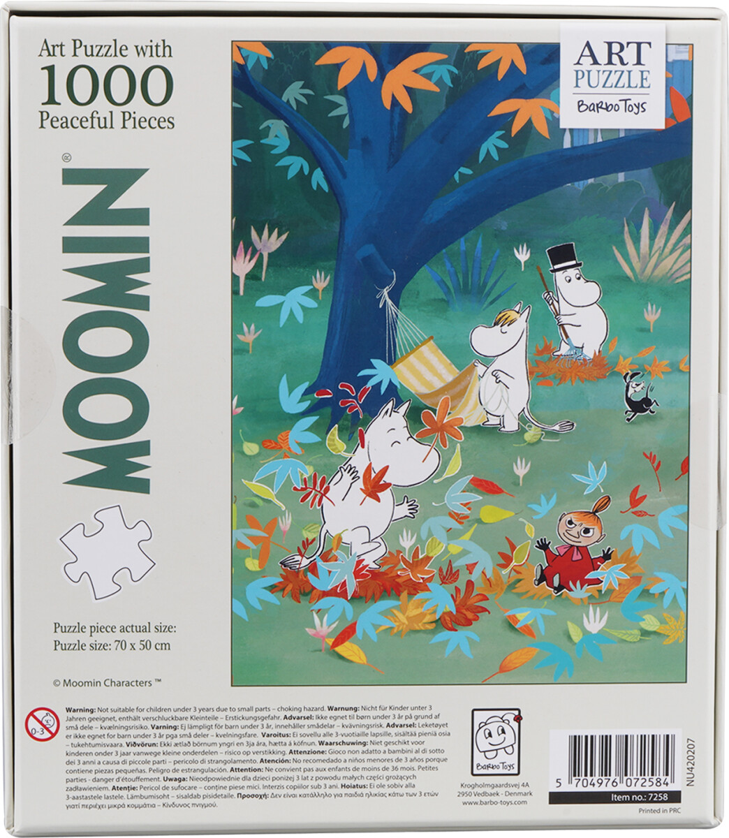 Moomin Art Puzzle - Mumi Puslespil - 1000 Brikker