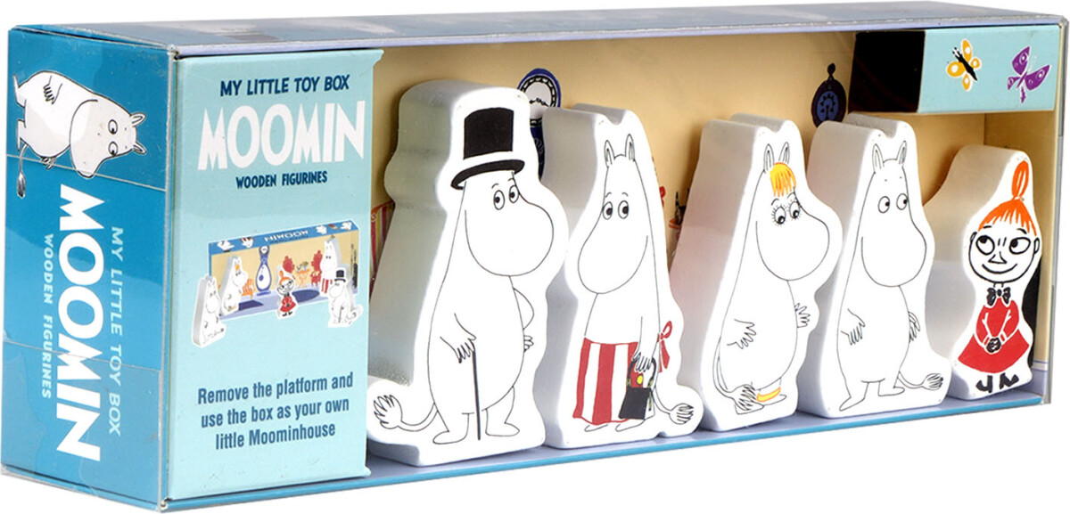 Moomin Legesæt Med Træfigurer Og Legescene - Barbo Toys