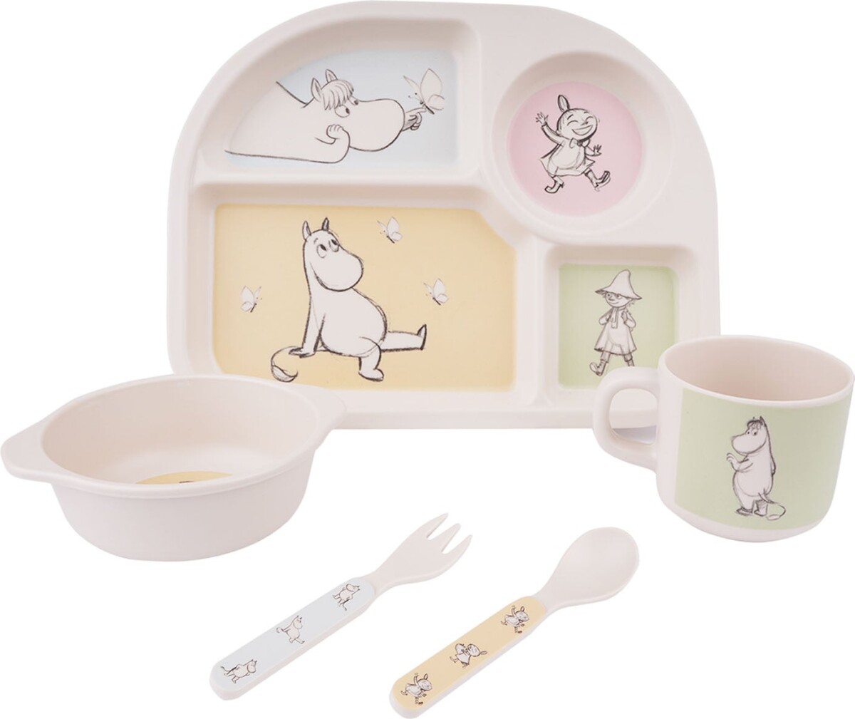 Moomin - Måltidssæt - Color - Rpet