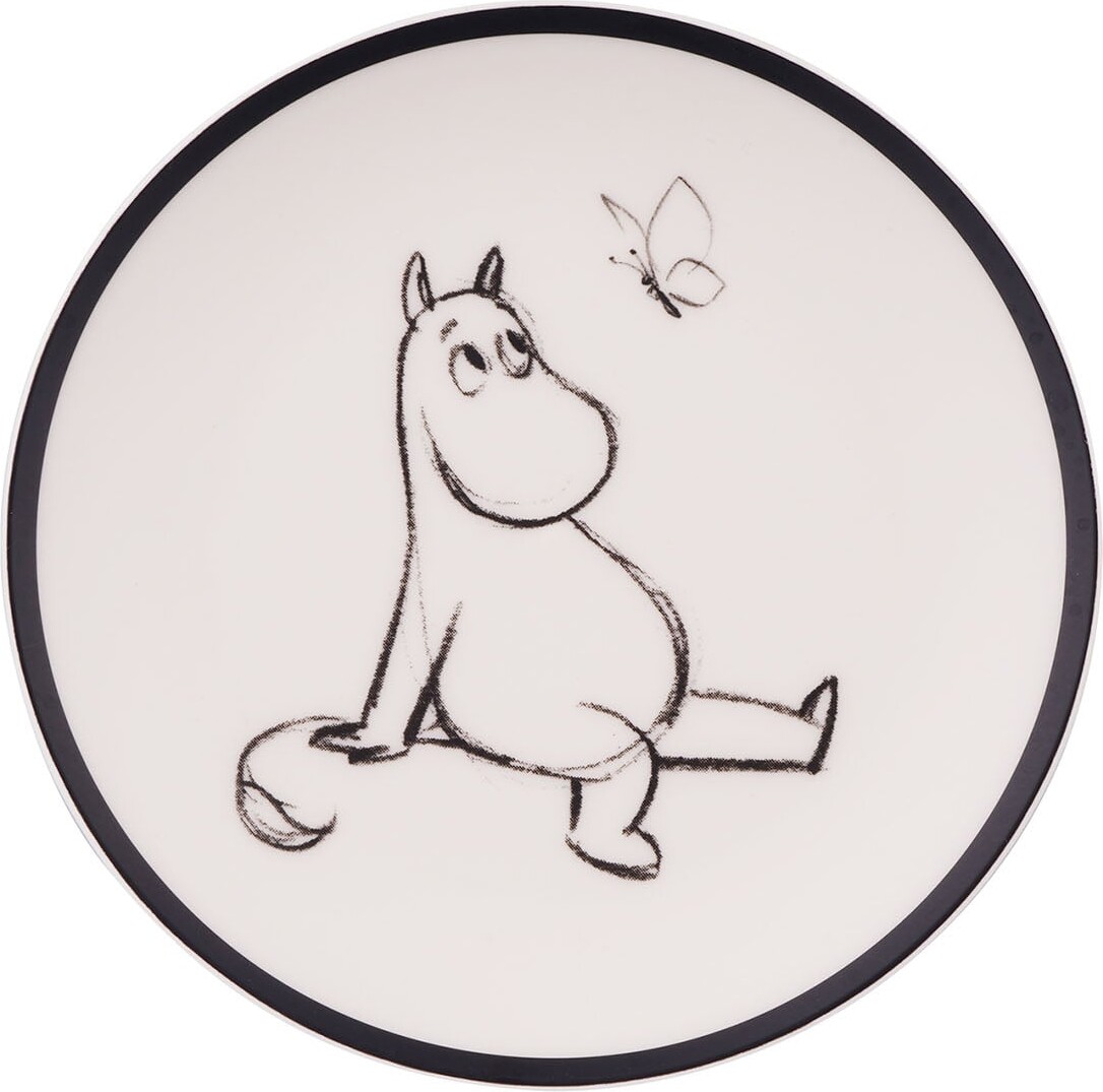 Moomin - Spisesæt Til Børn - Mumitroldene - Plastik - 5 Dele