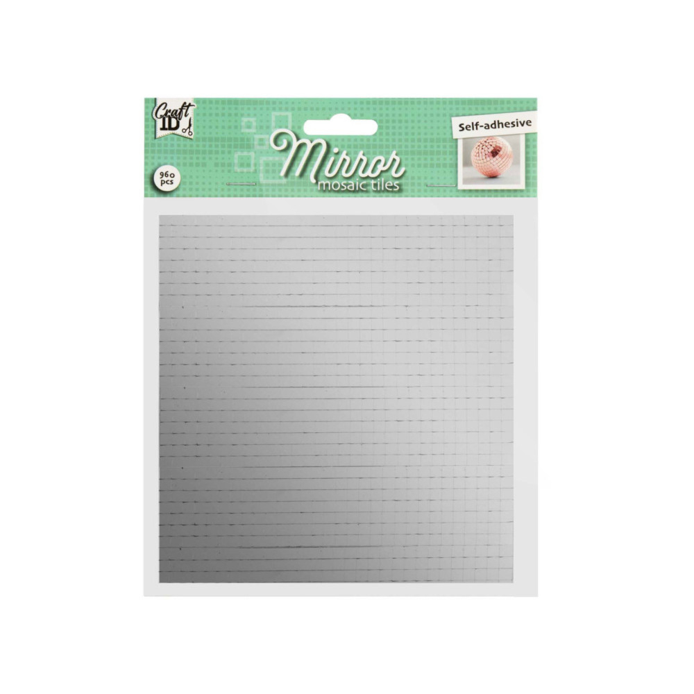 Mosaic Selvklæbende Spejlfliser 960 Stk - Assorteret
