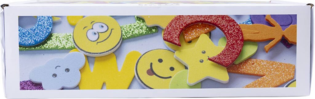 Mosgummi Klistermærker - Str 10-40 Mm - Assorterede Farver - 2640 Stk