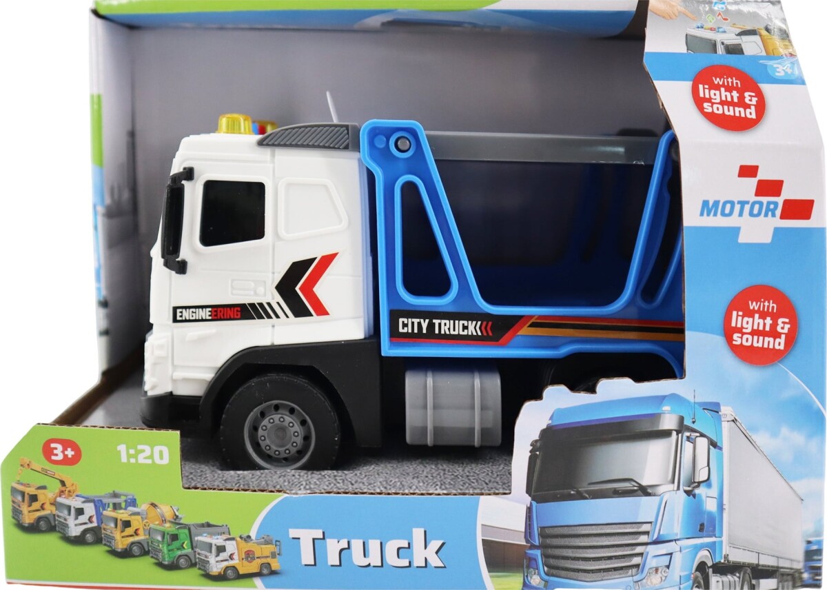 Motor 112 - Biltransporter Legetøj Med Lys Og Lyd - 1 20