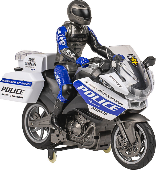 Motorcycle Motorsport Rc 1 8 2 4Ghz Blue - Tec-Toy