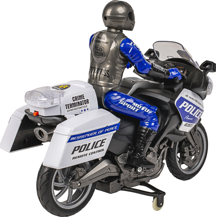 Motorcycle Motorsport Rc 1 8 2 4Ghz Blue - Tec-Toy