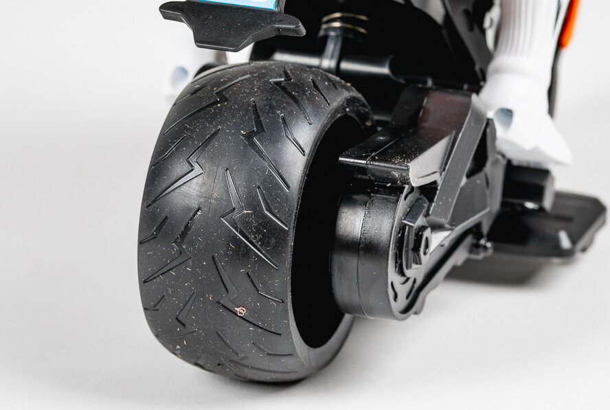 Tec-Toy - Orange Fjernstyret Motorcykel - Thunder Riders - Lys Lyd