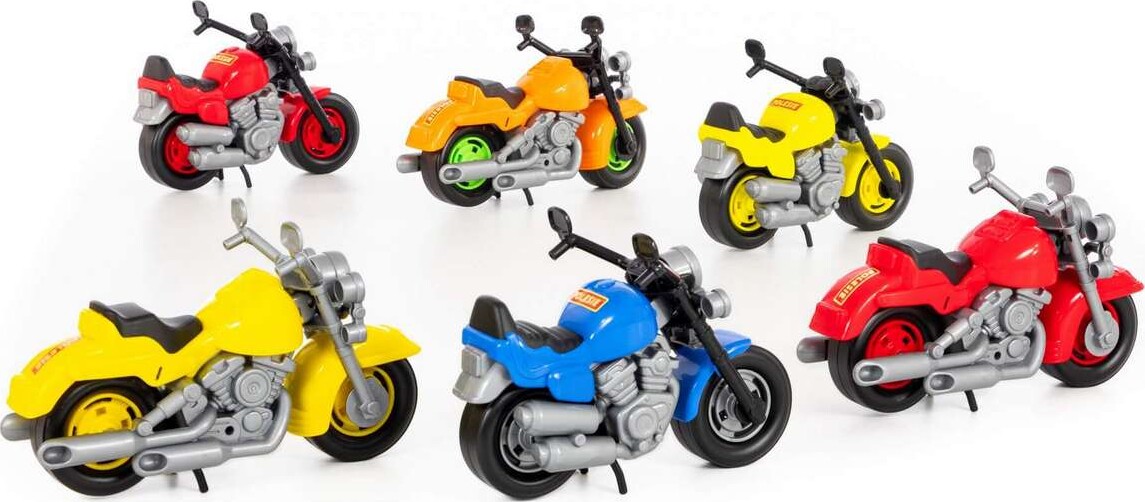 Legetøjs Motorcykel På Fod - Polesie - Assorteret