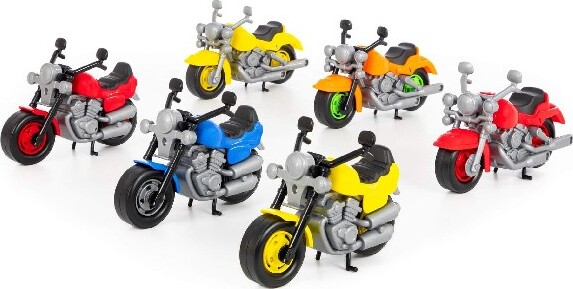 Legetøjs Motorcykel På Fod - Polesie - Assorteret
