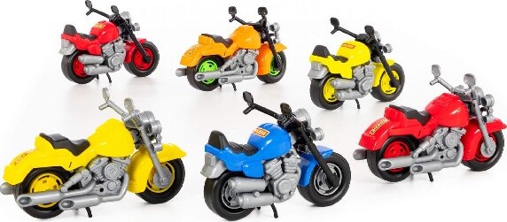 Legetøjs Motorcykel På Fod - Polesie - Assorteret