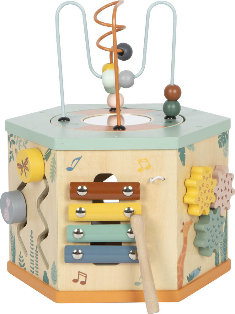 Aktivitetskasse - Safari - Træ - Small Foot