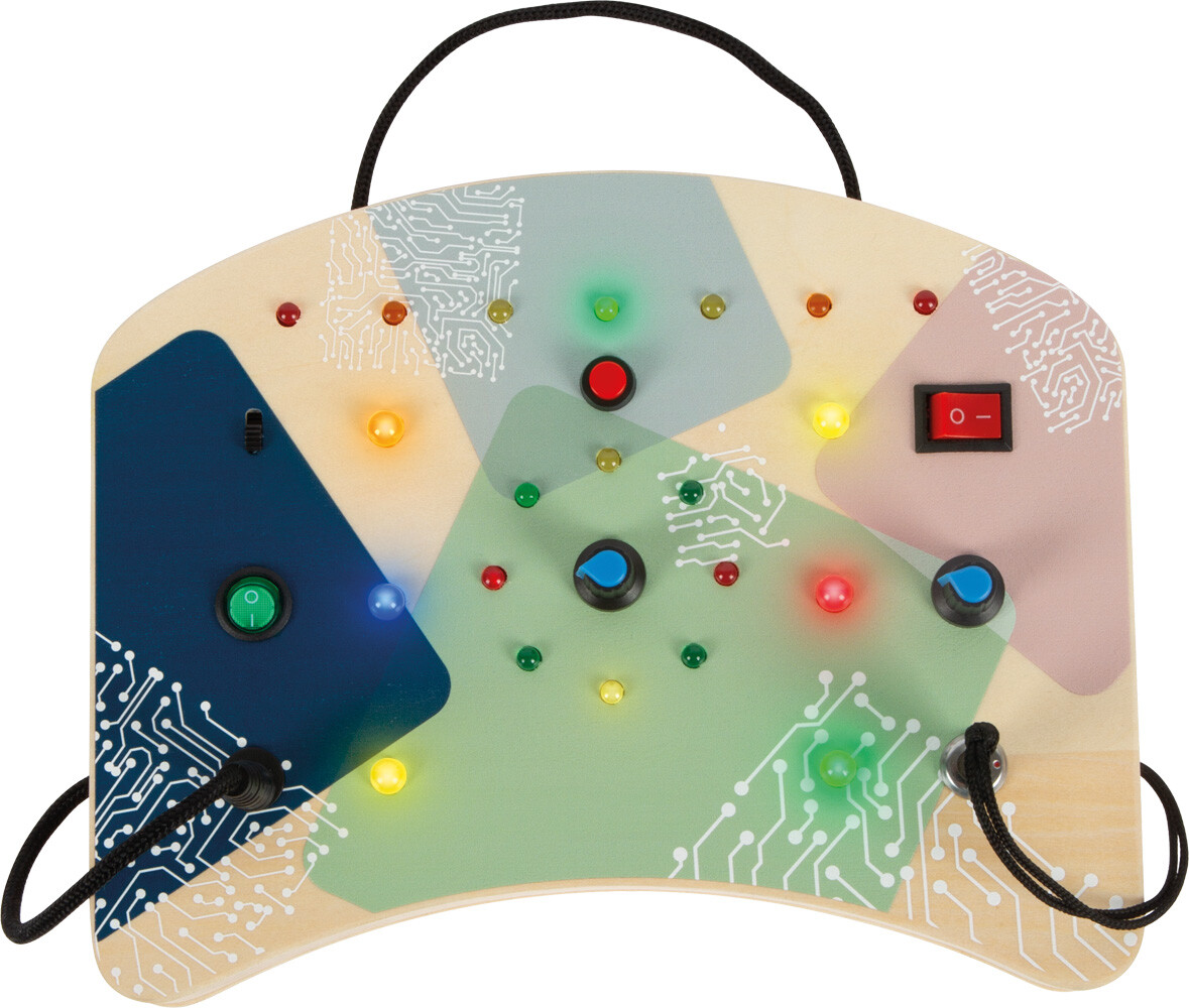 Motorisk Legetøj - Bræt Med Led Lys Og Knapper - Small Foot
