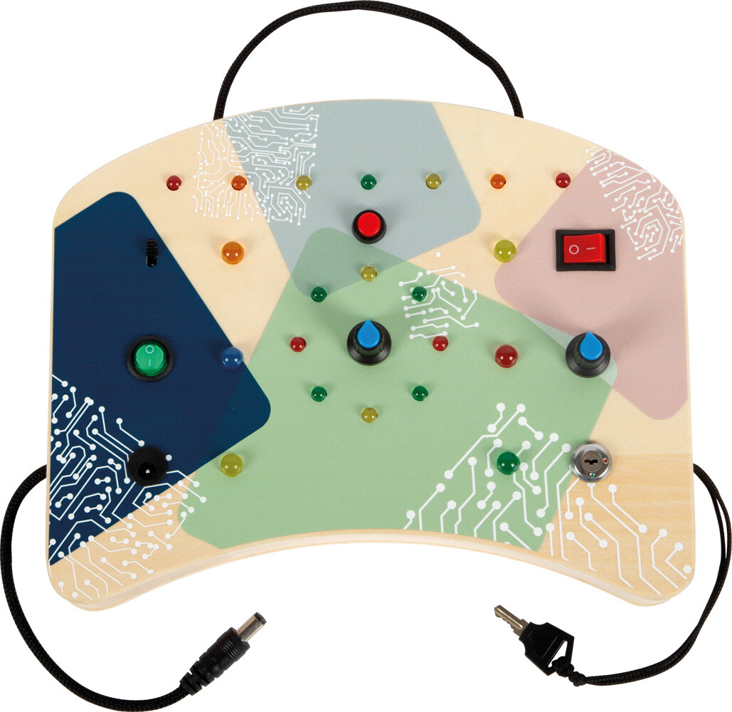 Motorisk Legetøj - Bræt Med Led Lys Og Knapper - Small Foot